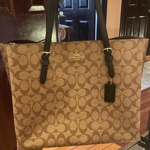 Coach Mollie tote bag original canvas